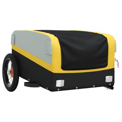 Remorque chariot transport de v�lo 30 kg fer jaune Helloshop26 02_0044136