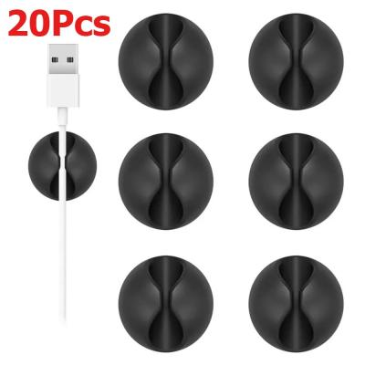 Clips Silicone Organisateur de C�bles Rangement Fils Bureau