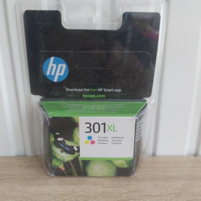 HP 301 XL TRICOLORE CARTOUCHE D'ENCRE  DE GRANDE CAPACITE   10- 2023