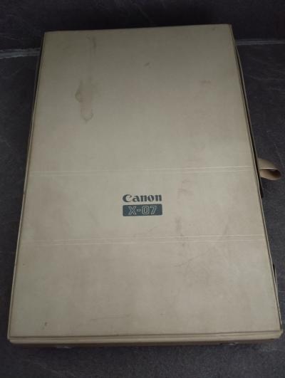 Canon X 07 - Ordinateur de poche vintage