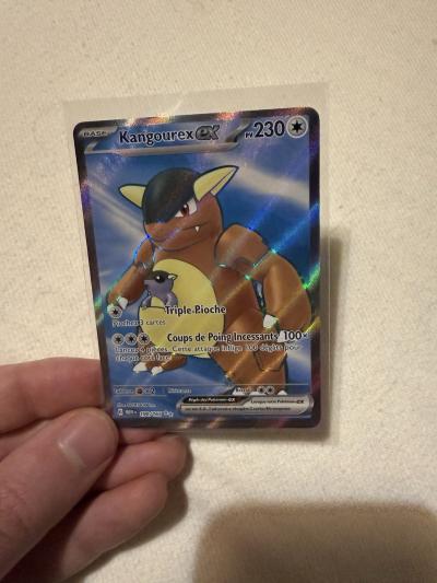 Carte Pokemon KANGOUREX EX   FA EV3.5 MEW FR 151   190-165   Neuf