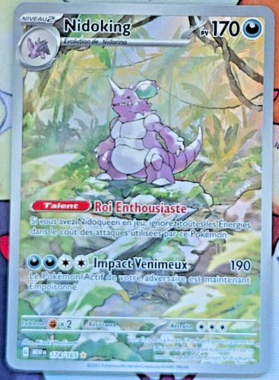 Carte Pok�mon Nidoking 174-165 EV3.5 MEW 151 MINT