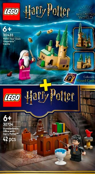 LEGO Harry Potter #30435, #30724   Poudlard   Bureau de Dumbledore   100% NEW