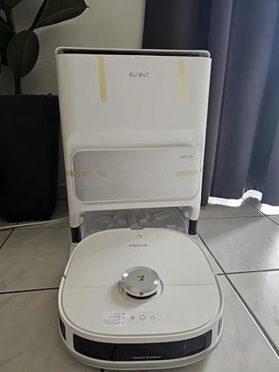 Eureka J12 Ultra Robot Aspirateur Laveur avec Station Automatique de Vidange Lav