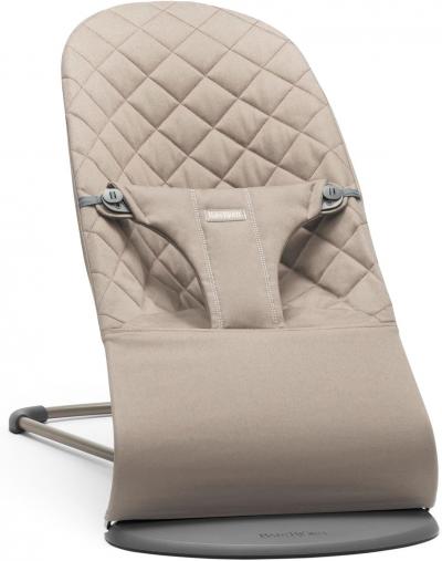 Transat b�b� Bliss Coton matelass� classique Gris sable