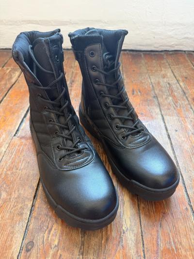 Black Tactical Boots   EU Size 45 (US Size 12)