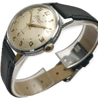 Festival 33mm 1960s Cal M�canique Jeambrun LEBROCANTHEURE MONTRE VINTAGE WATCH