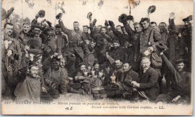 MILITARIA 1914 1918   marins francais & leurs trophees.