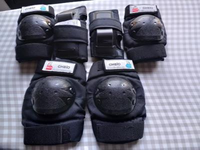 Oxelo set 3x2 protections roller trottinette v�lo (coudes, poignets, genoux)