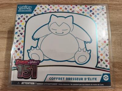 Pokemon coffret dresseur d'elite ETB 151 EV3.5 SCELLE FR   Protection Acrylique