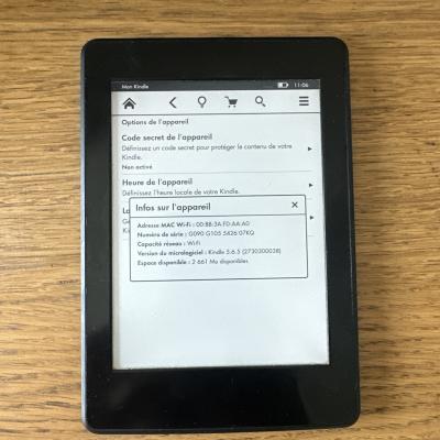Liseuse Tablette Ebook   Amazon Kindle 5th Gen Paperwhite Noire   Fonctionne