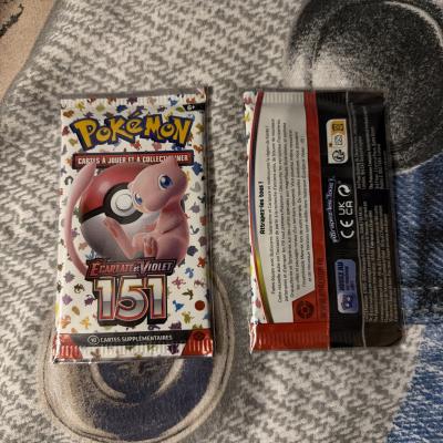 2 booster pokemon 151 fran�ais