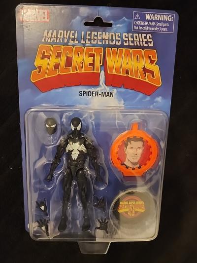 Marvel Legends Secret Wars Spider Man SPIDERMAN�SYMBIOTE Black Suit NEW