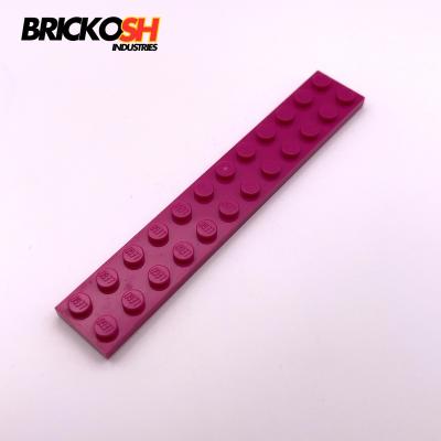 LEGO 2445 Plate 2x12 Magenta Genuine LEGO