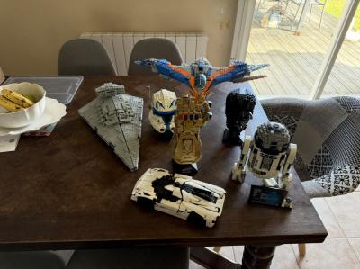 Lot De Lego Star Wars -  Marvel  - Speed Champions   Gros lot avec notice