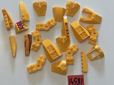 Lot De Pi�ces Lego Orange Clair