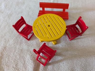Lot salon jardin Playmobil Geobra vintage