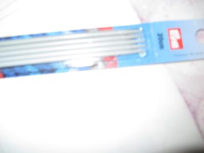 lot de 5 aiguilles � tricoter 20 cms 3mm