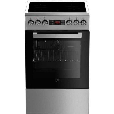 Cuisini�re vitroc�ramique Beko FSM57300GX Acier