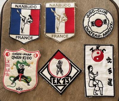 Lot 6 �CUSSONS insigne PATCH   Karat� Judo Art Martiaux     Vintage