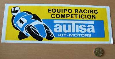 Autocollant - Sticker   MOTO   Equipo Racing Competicion AUTISA Kit Motors