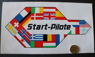 Autocollant - Sticker   Start Pilote