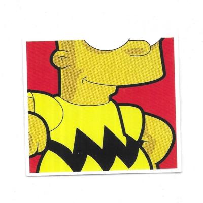 AUTOCOLLANT   THE SIMPSONS : FUN HUMOUR CARTOON FAMILY - STICKERS