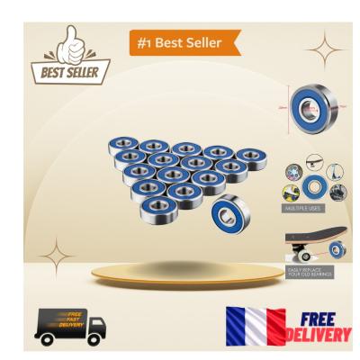Roulements 608RS Sans Frottement ABEC 9   Performance Optimale pour Skate