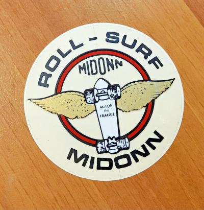 MIDONN Vintage Autocollant SKATE BOARD 1979 sticker Planche � roulette rollers