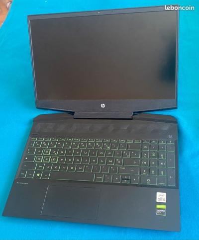 PC portable gaming hp pavilion 15 pouces, i5 10300h et gtx 1650 ti, accompagn� d'