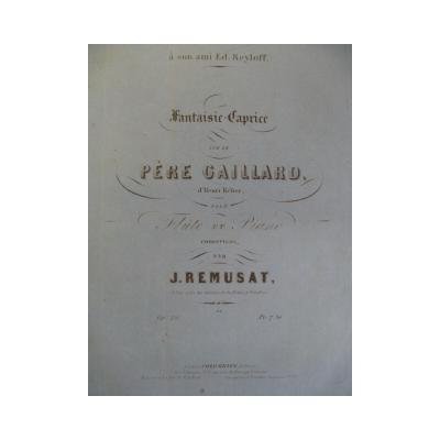 Remusat J. Fl�te Le P�re Gaillard ca1855