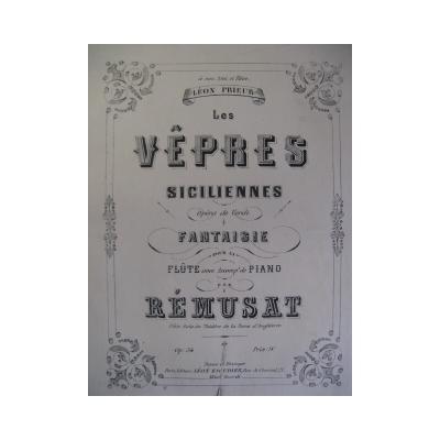 Remusat J. Fl�te � v�pres siciliennes ca1865