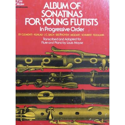 Album de sonatines pour jeunes fl�tistes 7 pi�ces fl�te piano
