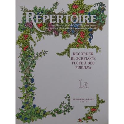R�pertoire des �coles de musique 1a pi�ces fl�te � bec 1999
