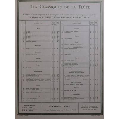 Fl�te pour piano Haydn Joseph Adagio et Presto 1937