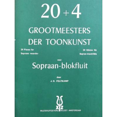 Fl�te � bec Feltkamp J. H. 24 Grands Ma�tres de Musique