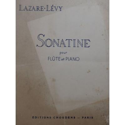 Lazare L�vy Sonatine Op 32 Flute Piano 1955