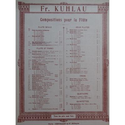 Kuhlau Fr�d�ric Six Diversions Suite No 2 Flute