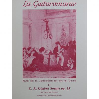G�PFERT Carl Andreas Sonata Op 15 Flute Guitar 1982