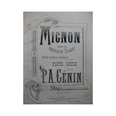 Genin P. A. Cute A. Thomas Patterns for Flute Alone 1883