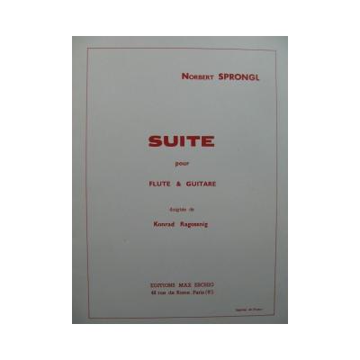 SPRONGL Norbert Suite Flute Guitar 1975