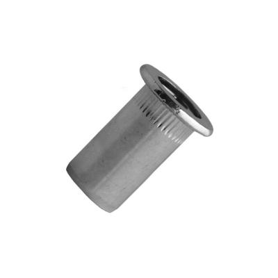 Ecrou crant� borgne t�te plate acier zingu� M8 L 26,5 mm 100 pi�ces SCELL IT