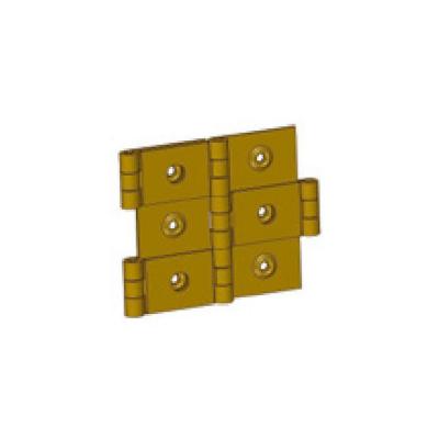 Charni�re de paravent 60 x 30 mm acier laitonn� MONIN 428570