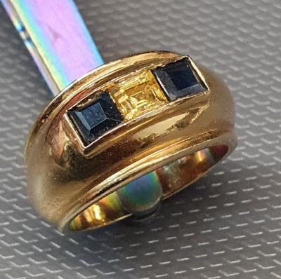 BIJOU   Belle bague plaqu� or Taille 51 ref #54