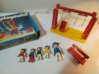 Playmobil Vintage Portique - Balan�oire - Parc enfants   bo�te   No 3552