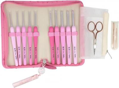 Set de crochets Tulip Etimo Rose avec prise douce