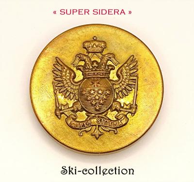 Bot�n de Livr�e Noble INCISA DELLA ROCCHETTA, Italia, Siglo XIX, 18 mm