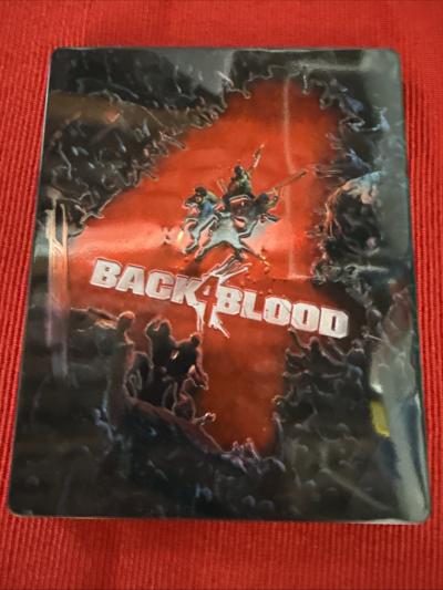 JEUX XBOX ONE BACK BLOOD 4 �DITION SP�CIALE STEELBOOK METALPAK