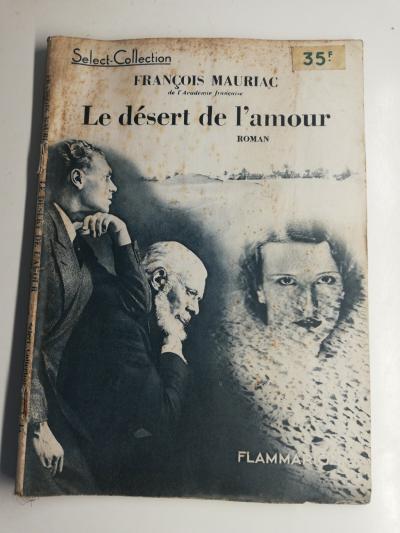Ancient Book Le d�sert de l'amour Fran�ois Mauriac Flammarion Collection