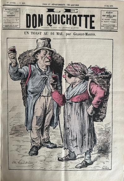 Revista Don Quijote N� 256 Del 16-5-1879 G. Martin Un Tostado Al 16 De Mayo